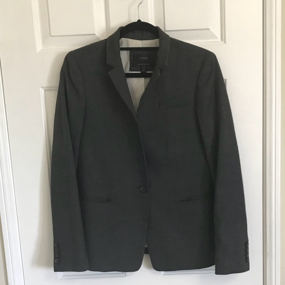Dark Grey Jcrew Regent Blazer size 6